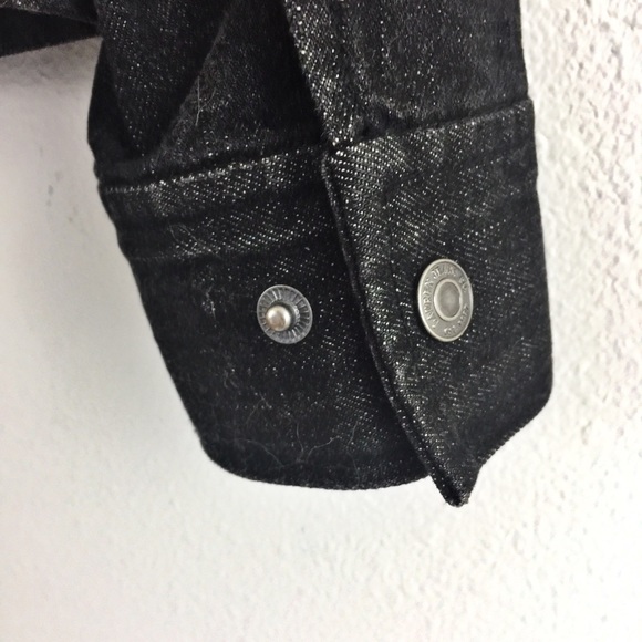 Ralph Lauren Black Denim Jean Jacket - Picture 6 of 8